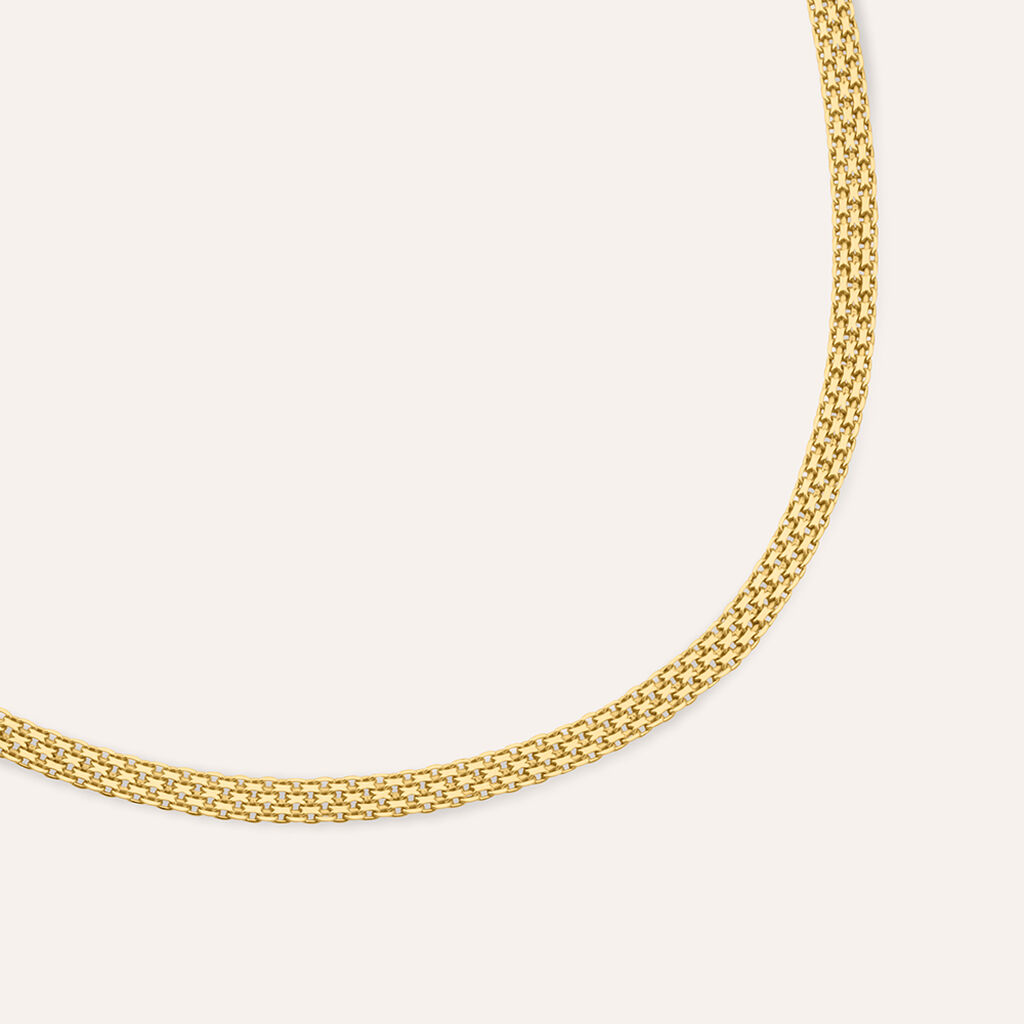 Bracciale Catena Silver Collection Argento Dorato