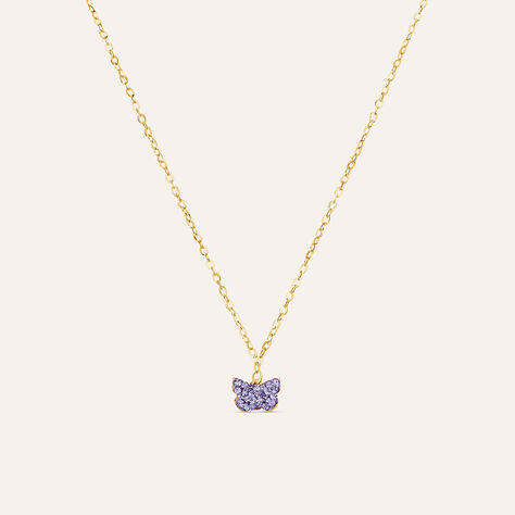 Collana Mon Petit Oro Giallo Cristallo - Collane Bambino | Stroili