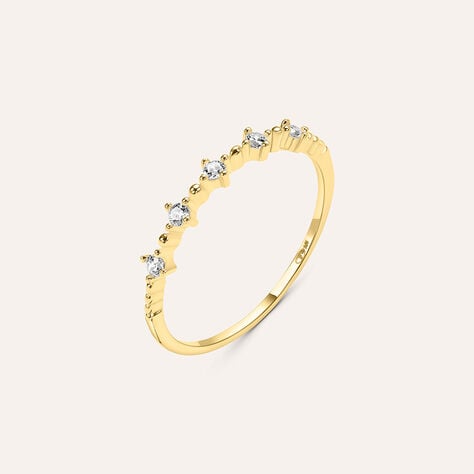 Anello Fantasia Claire Oro Giallo Cubic Zirconia - Anelli con Pietre Donna | Stroili