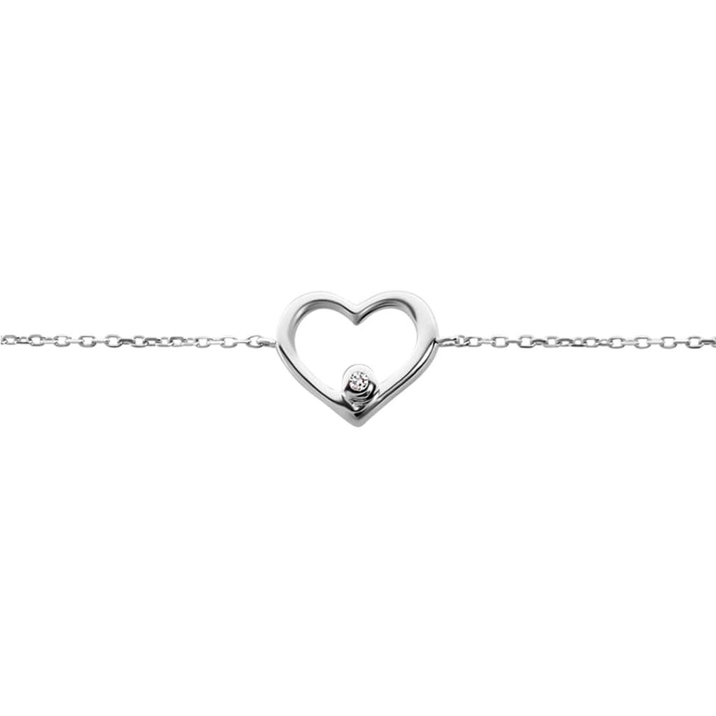 Bracciale Sophia Oro Bianco Diamante - Bracciali Love Donna | Stroili