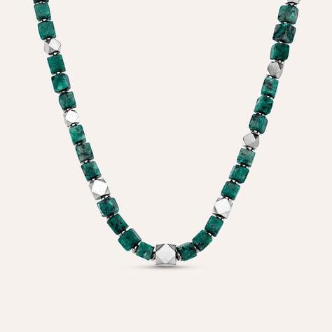 Collana Man Code Acciaio Turchese - Collane Unisex | Stroili