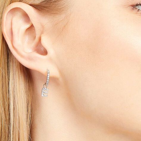 Mono Orecchino A Cerchio Silver Moments Argento Rodiato Cubic Zirconia - Mono Orecchino Donna | Stroili