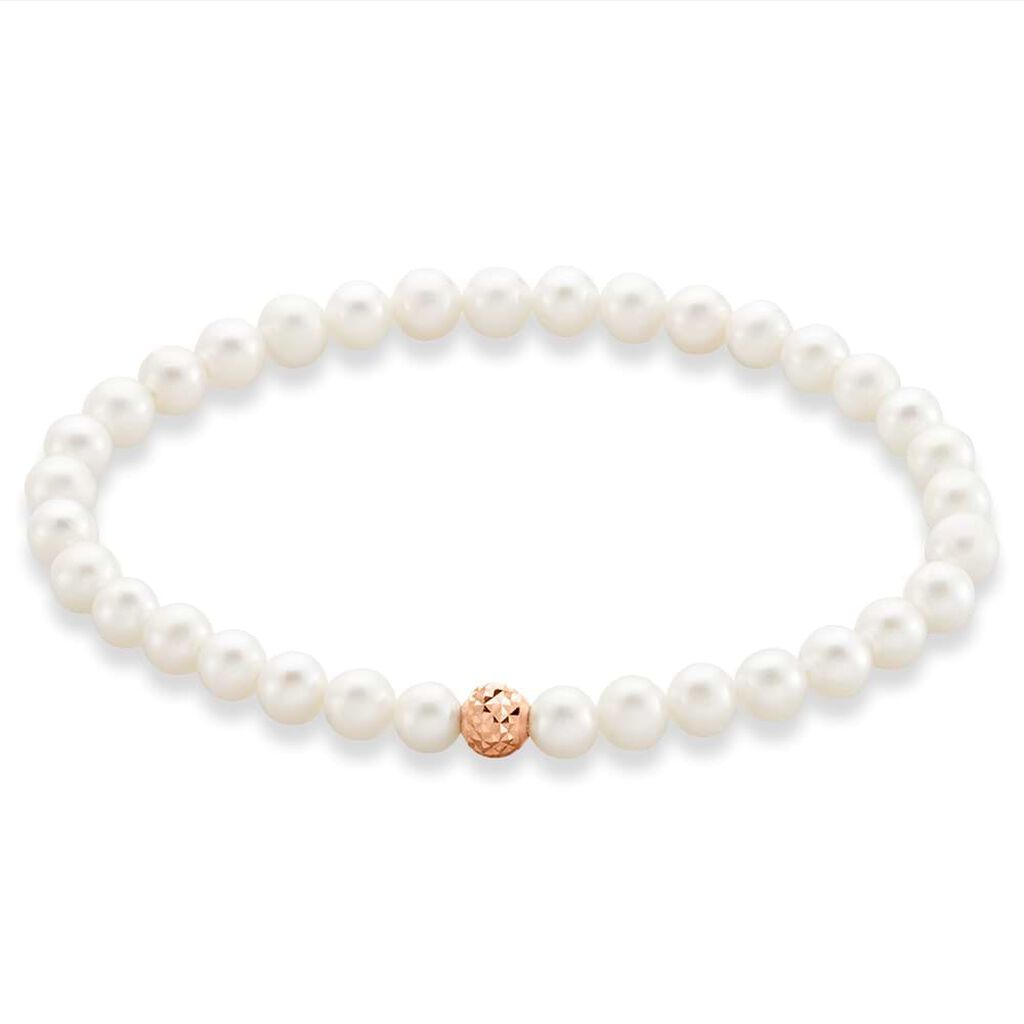 Bracciale Gabrielle Oro Rosa Perla D'Acqua Dolce
