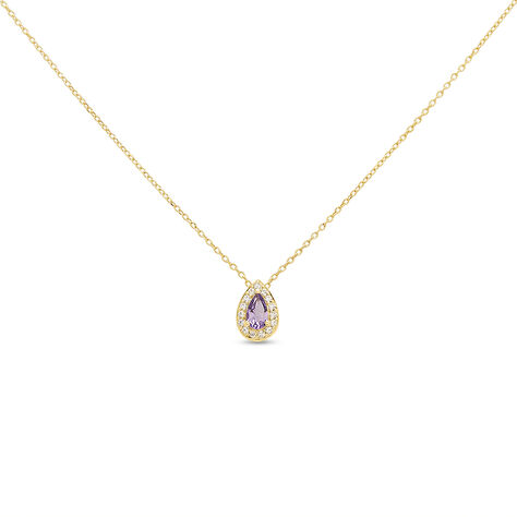 Collana Amélie Oro Giallo Ametista Cubic Zirconia - Collane Donna | Stroili