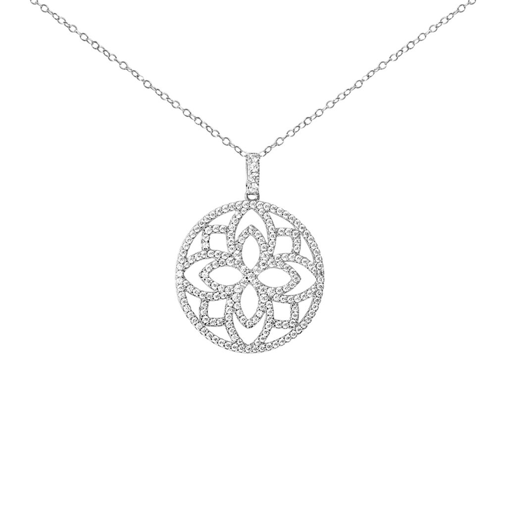 Collana Silver Shine Argento Rodiato Cubic Zirconia - Collane Donna | Stroili