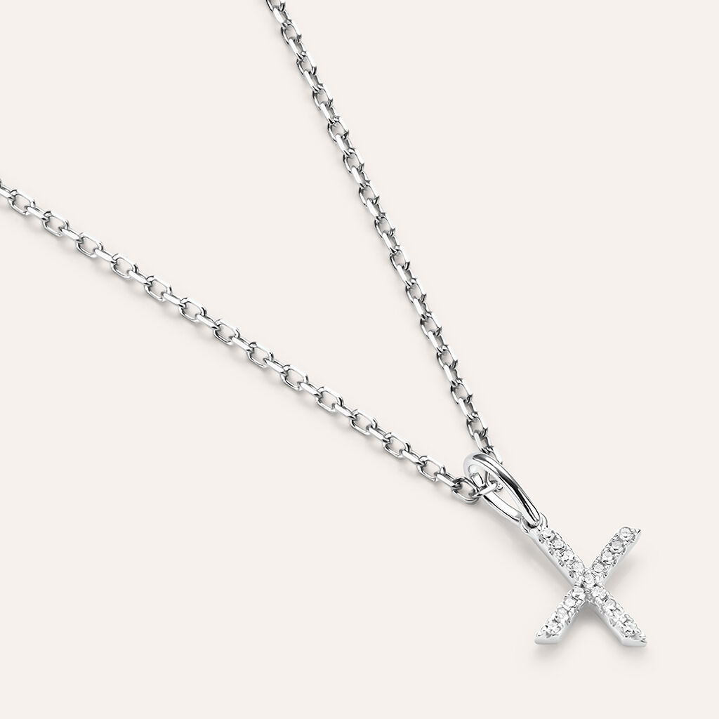 Pendente Sophia Oro Bianco Diamante