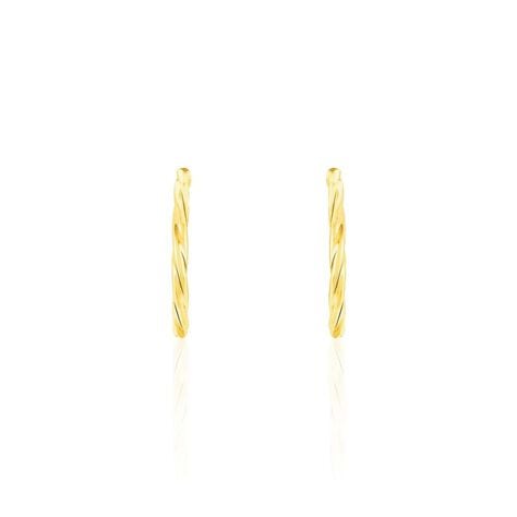 Orecchini A Cerchio Gold Essence Oro Giallo - Orecchini a Cerchio Donna | Stroili