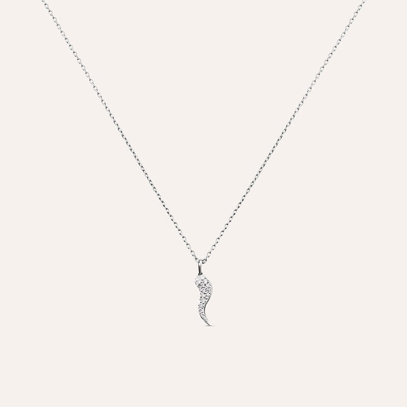 Collana Sophia Oro Bianco Diamante - Collane Donna | Stroili