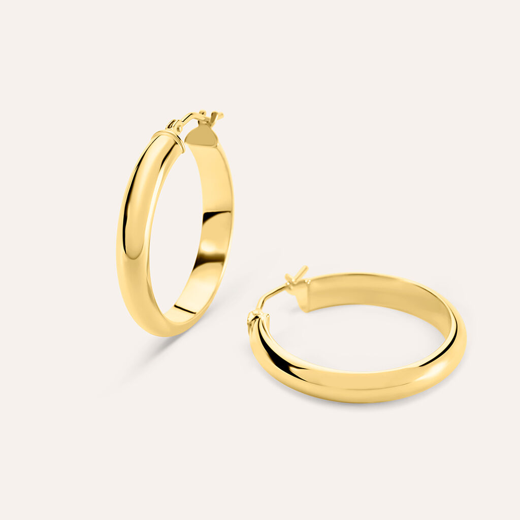 Orecchini A Cerchio Toujours Oro Giallo