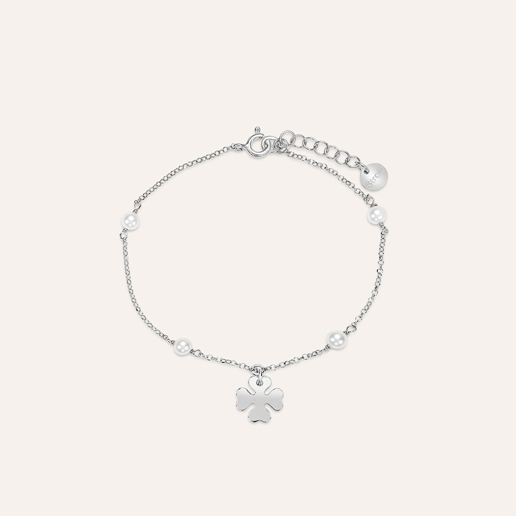 Bracciale Silver Pearls Argento Rodiato Perla sintentica