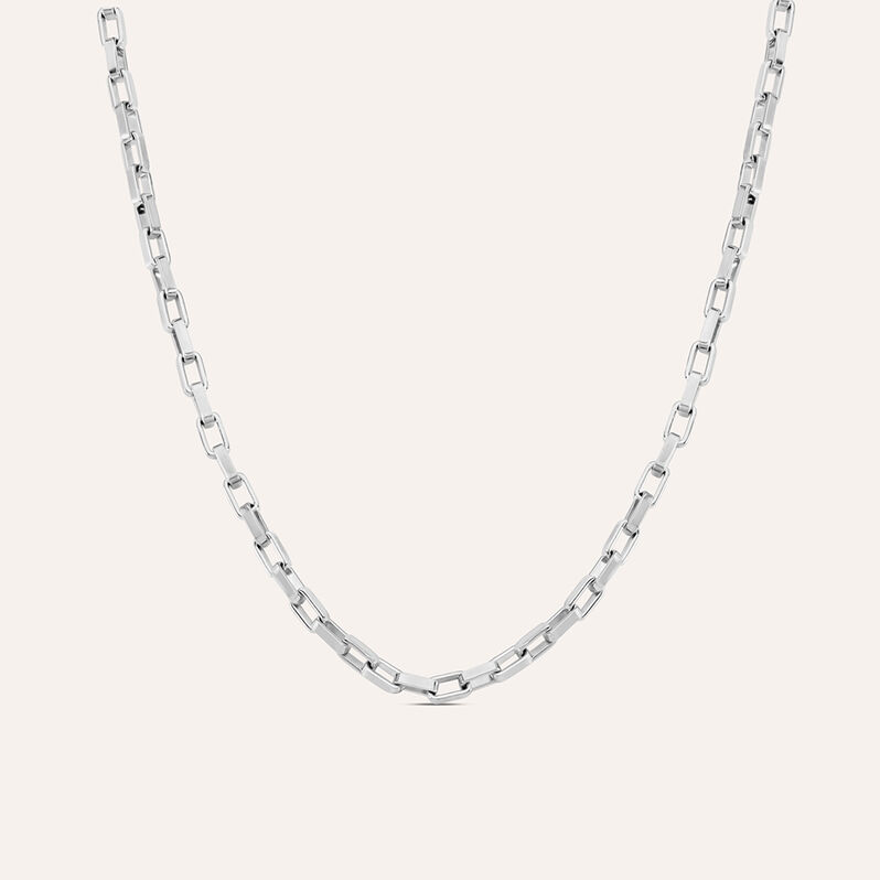 Catena Gentleman Argento Rodiato - Collane Catena Uomo | Stroili