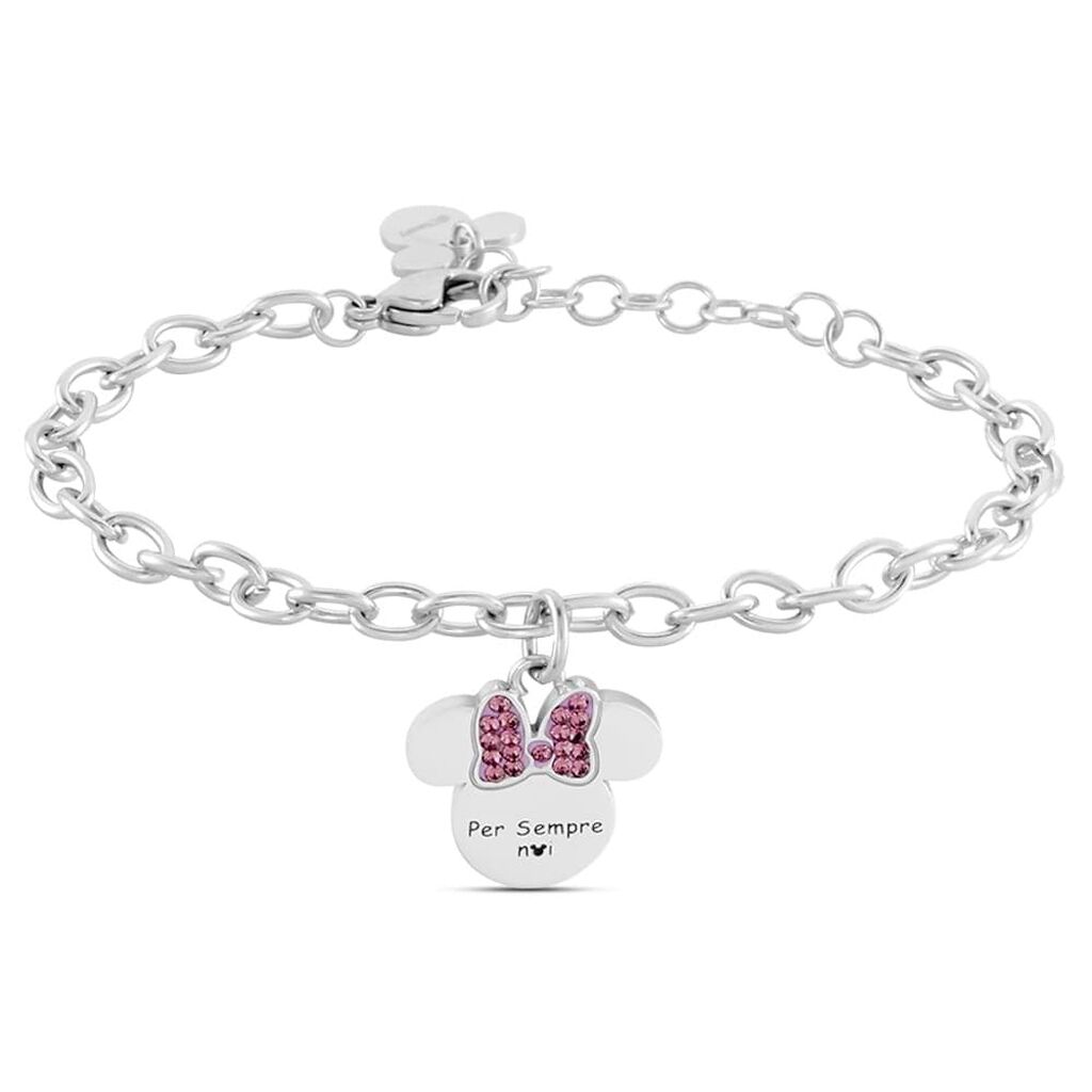 Bracciale Lady Message Acciaio Cristallo - Bracciali con Incisione Donna | Stroili