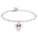Bracciale Lady Message Acciaio Cristallo - Bracciali con Incisione Donna | Stroili
