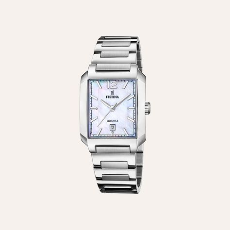 Orologio Al Quarzo Festina On The Square F20679/2 - Orologi con Datario Donna | Stroili