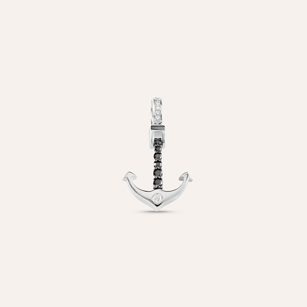 Pendente L'homme Diamant Oro Bianco Diamante