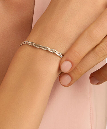 Bracciale Catena Silver Collection Argento Rodiato