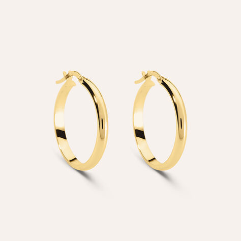 Orecchini A Cerchio Toujours Oro Giallo - Orecchini a Cerchio Donna | Stroili