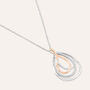 Collana Silver Shine Argento Bicolore Bianco / Rosa Cubic Zirconia