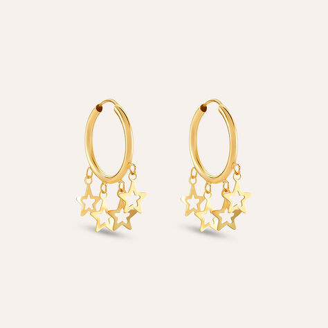 Orecchini A Cerchio Toujours Oro Giallo - Orecchini a Cerchio Donna | Stroili