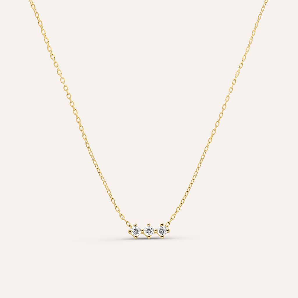 Collana Diamade Glam Oro Giallo Diamante Lab-Grown