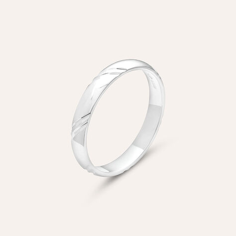 Fede Classica 3 mm Argento Rodiato - Fedi Uomo | Stroili