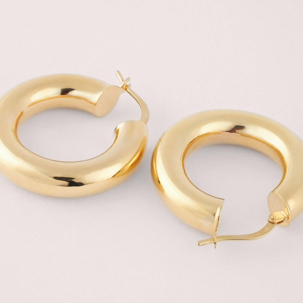 Orecchini A Cerchio Toujours Oro Giallo - Orecchini a Cerchio Donna | Stroili