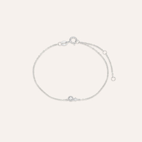 Bracciale Gabrielle Oro Bianco Perla D'Acqua Dolce Cubic Zirconia - Bracciali Donna | Stroili