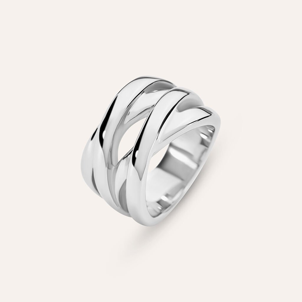 Anello Fascia Moonlight Acciaio