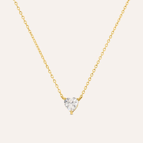 Collana Silver Glow Argento Dorato Cubic Zirconia - Collane Donna | Stroili