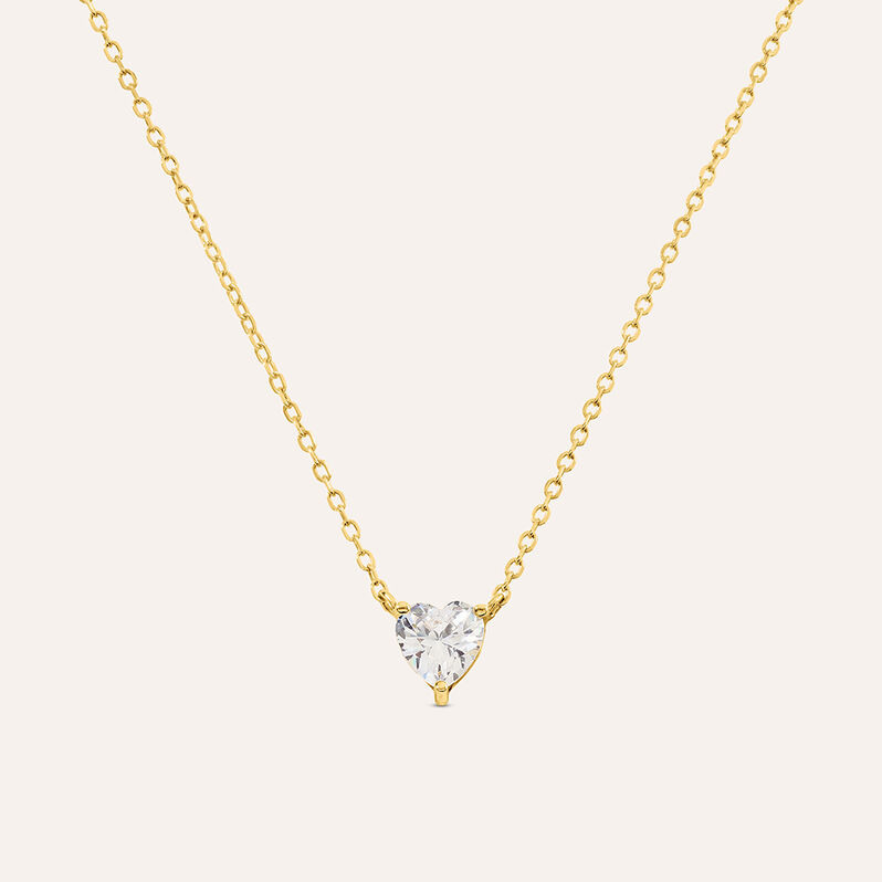 Collana Silver Glow Argento Dorato Cubic Zirconia - Collane Donna | Stroili