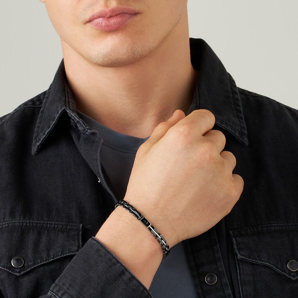 Bracciale Man Code Acciaio - Bracciali Uomo | Stroili