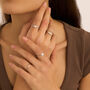 Anello Solitario Claire Oro Bianco Cubic Zirconia