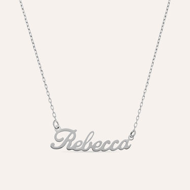 Collana Rebecca Gold Names Oro Bianco