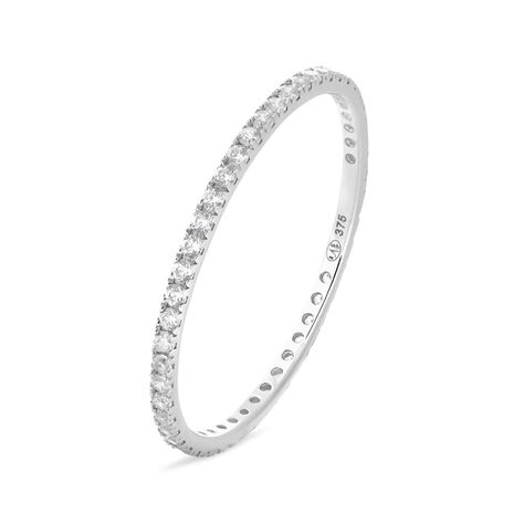 Anello Eternity L'homme Or Oro Bianco Cubic Zirconia - Anelli Eternity Uomo | Stroili