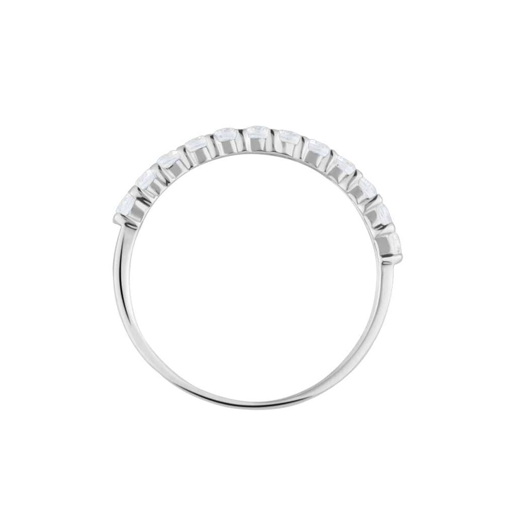 Anello Riviere Claire Oro Bianco Cubic Zirconia - Anelli Riviere Donna | Stroili