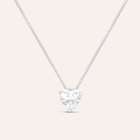 Collana Punto Luce Claire Oro Bianco Cubic Zirconia - Collane Punto Luce Donna | Stroili