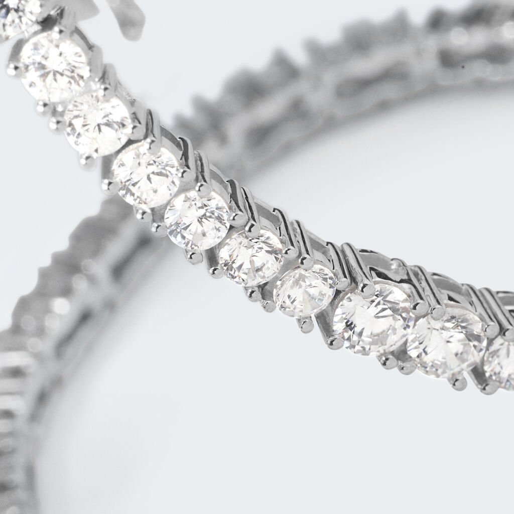 Bracciale Tennis Silver Elegance Argento Rodiato Cubic Zirconia - Bracciali Tennis Donna | Stroili