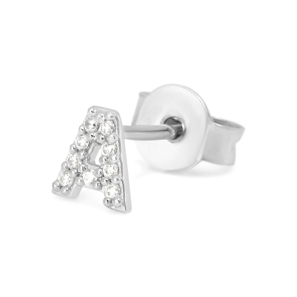 Mono Orecchino Lobo Silver Moments Argento Rodiato Cubic Zirconia - Mono Orecchino Donna | Stroili