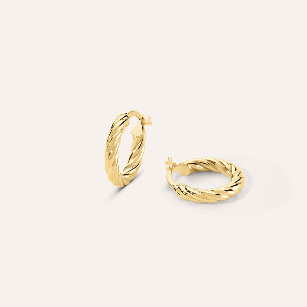 Orecchini A Cerchio Toujours Oro Giallo