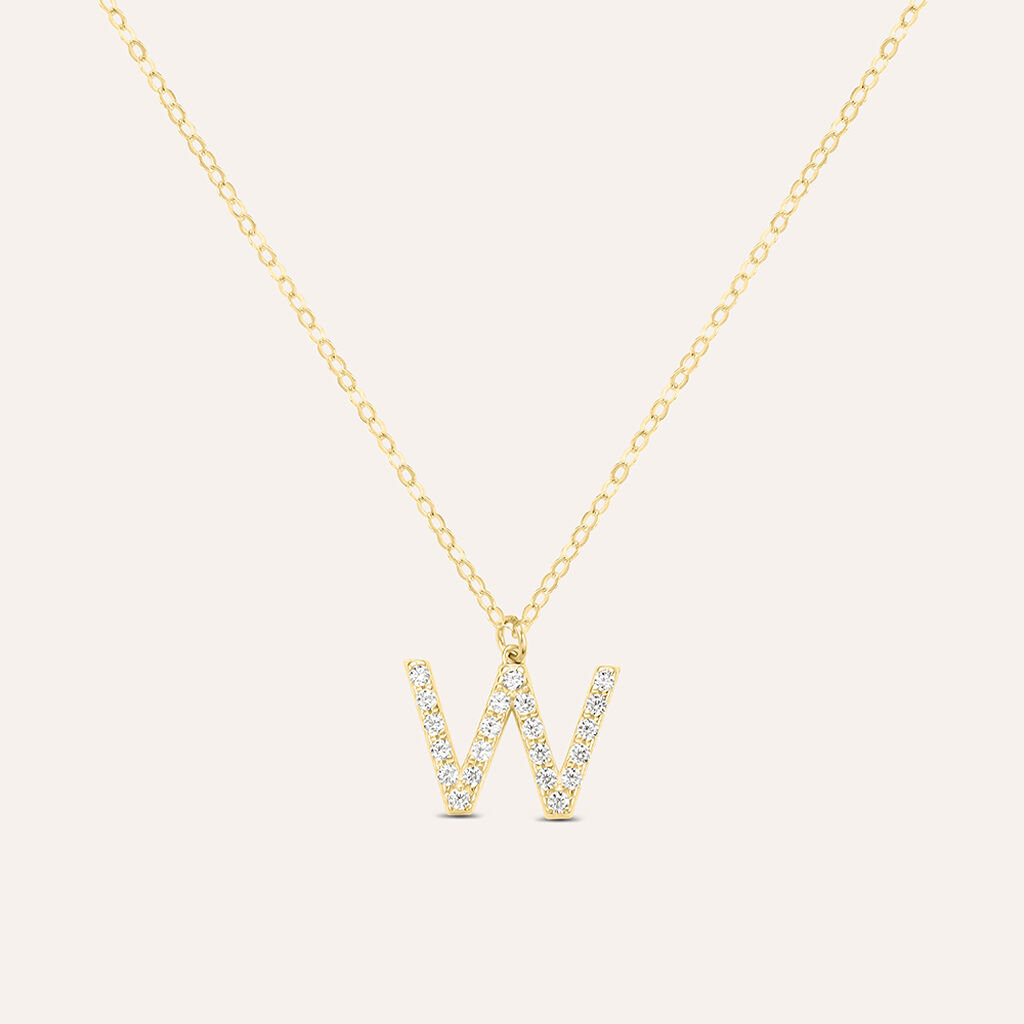 Collana Claire Oro Giallo Cubic Zirconia