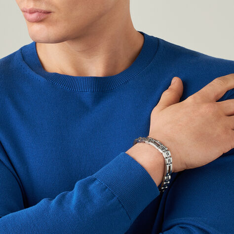 Bracciale Man Code Acciaio Cubic Zirconia - Bracciali Uomo | Stroili
