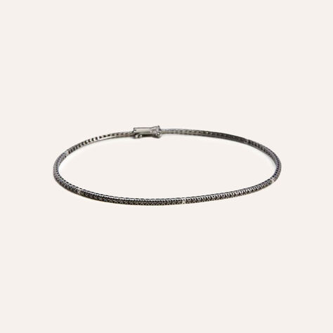 Bracciale Tennis L'homme Diamant Oro Bianco Diamante - Bracciali Tennis Uomo | Stroili