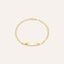 Bracciale Con Targhetta Holy Oro Giallo