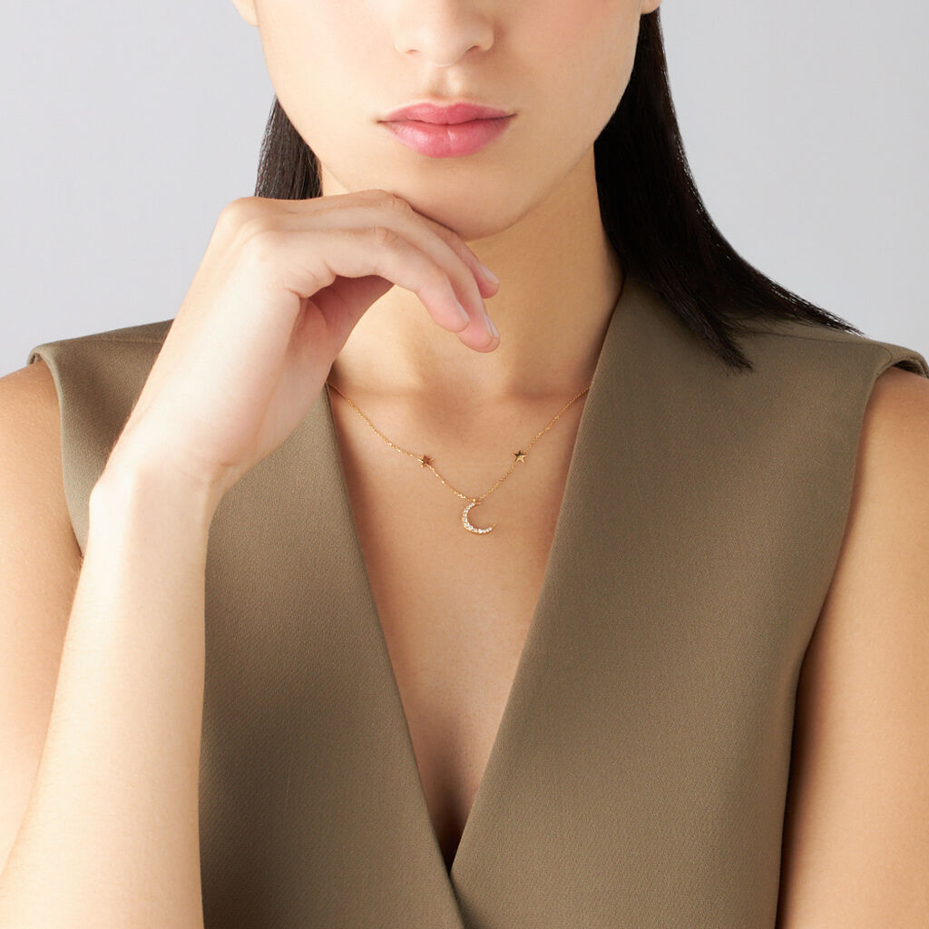 Collana Claire Oro Giallo Cubic Zirconia - Collane Donna | Stroili