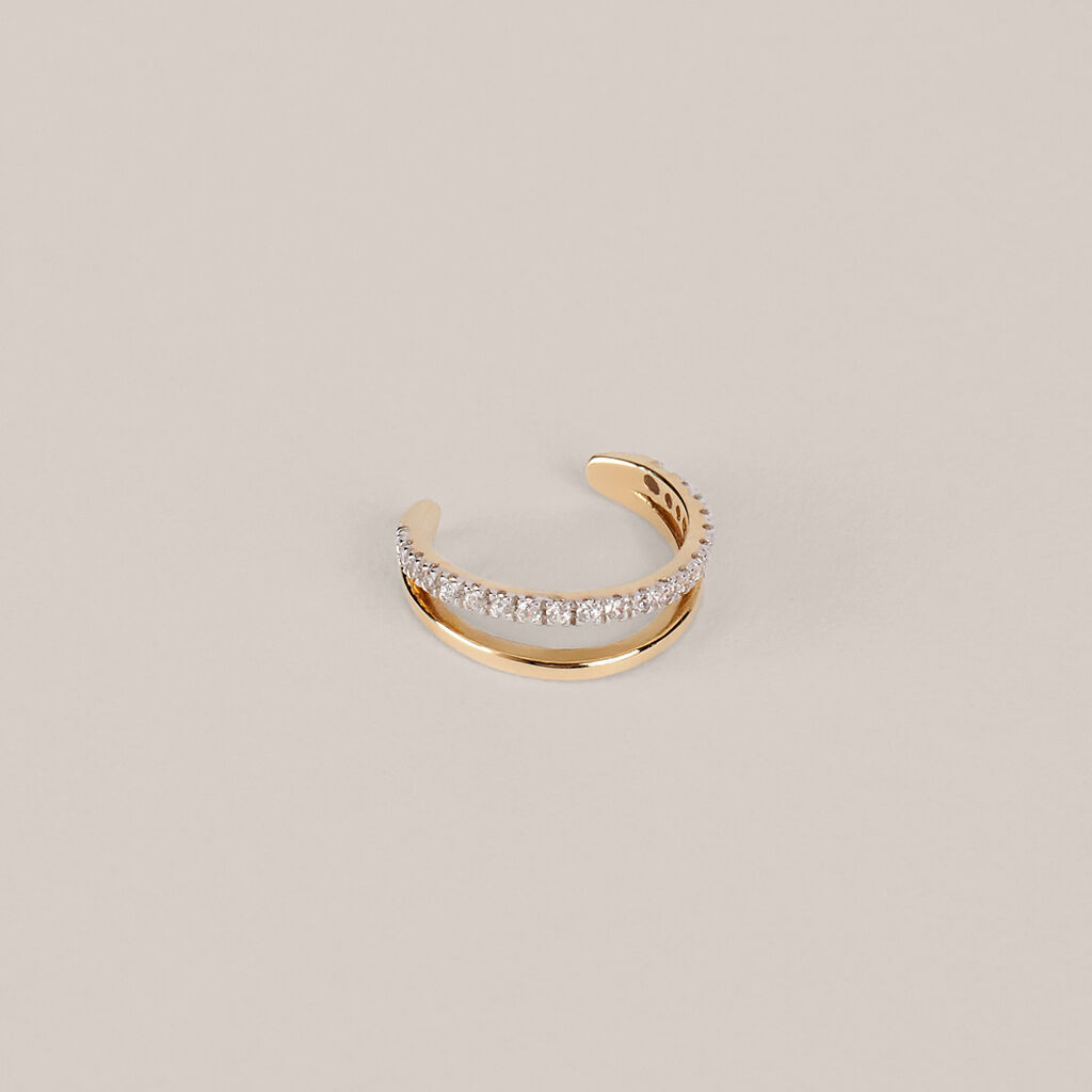 Ear Cuff Bon Ton Oro Giallo Cubic Zirconia - Ear Cuff Donna | Stroili