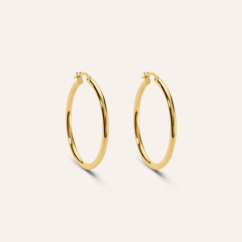 Orecchini A Cerchio Toujours Oro Giallo - Orecchini a Cerchio Donna | Stroili