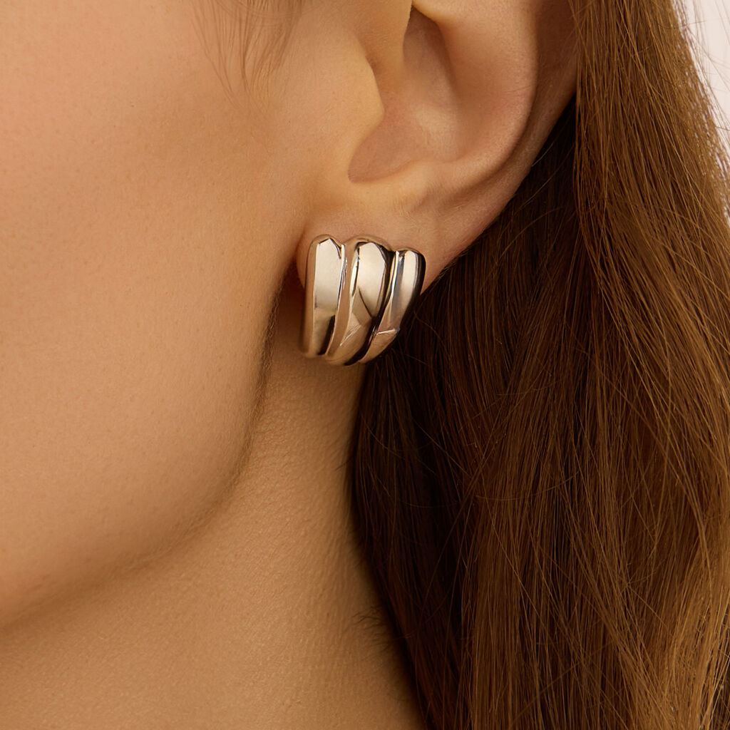 Orecchini Lobo Silver Collection Argento Rodiato - Gioielli Donna | Stroili