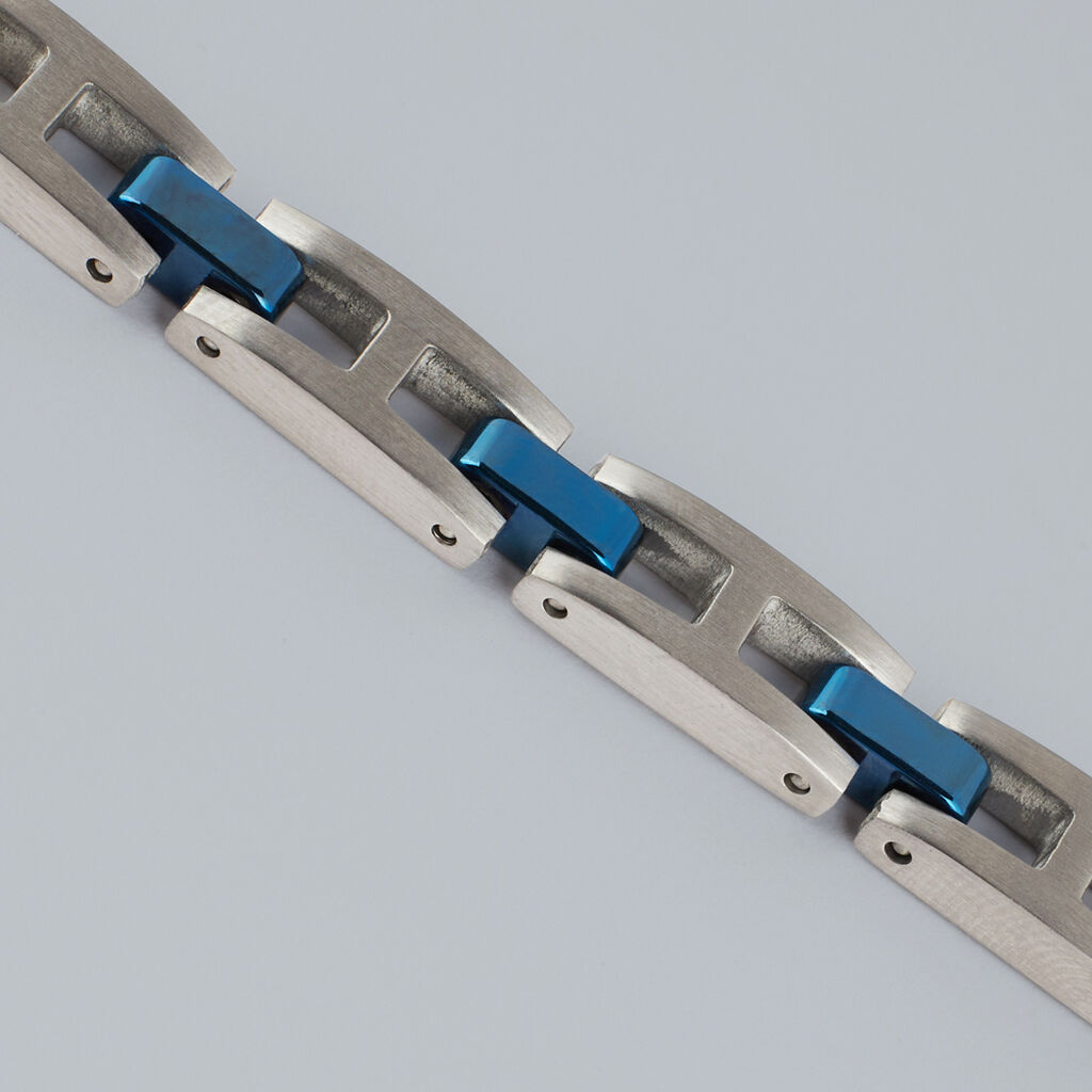 Bracciale Man Code Acciaio Bicolore