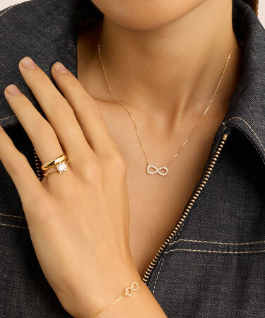 Collana Claire Oro Giallo Cubic Zirconia