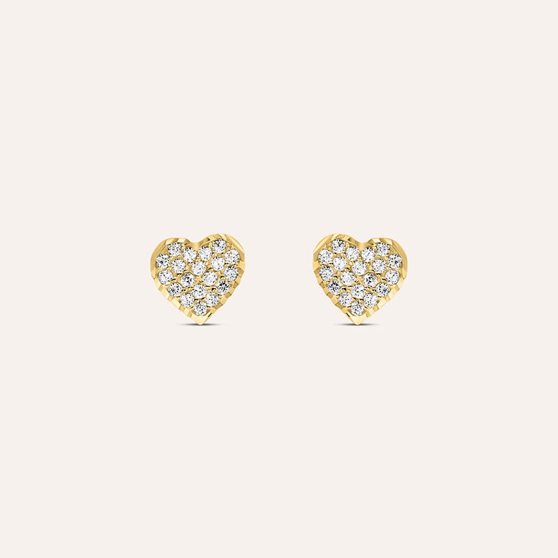 Orecchini Lobo Bon Ton Oro Giallo Cubic Zirconia - Orecchini a Lobo Donna | Stroili